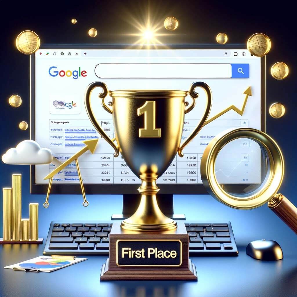גביעי המקום הראשון של גוגל