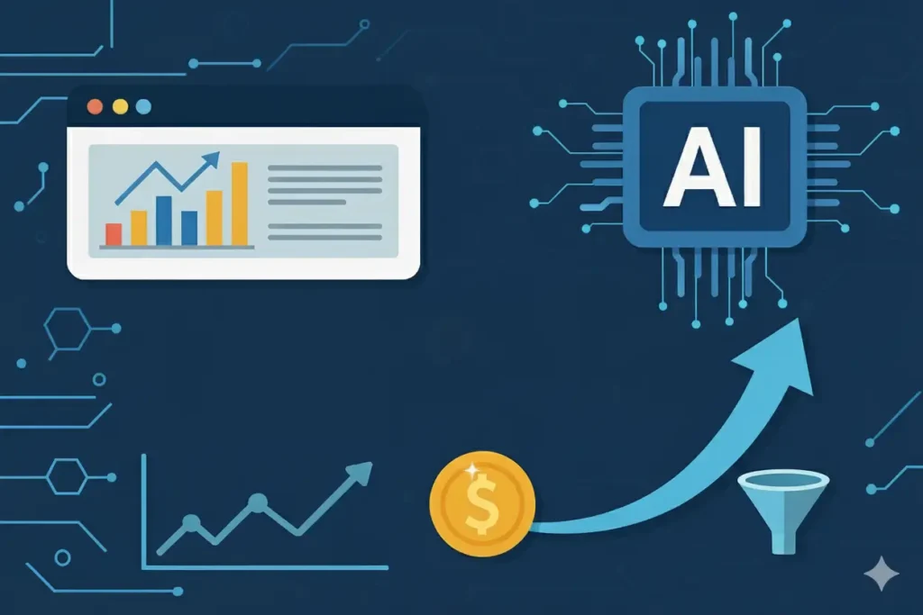 קידום אתרים באמצעות בינה מלאכותית, ייעול תהליכים, הגברת המרות ורווחים.